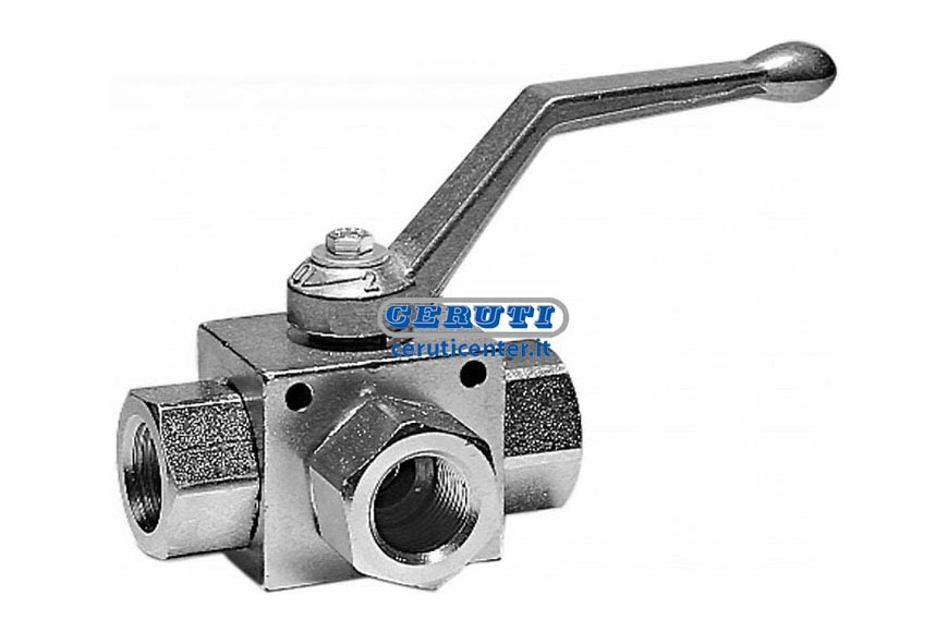 Ball Tap 3 Way Ball Taps, 1/2"