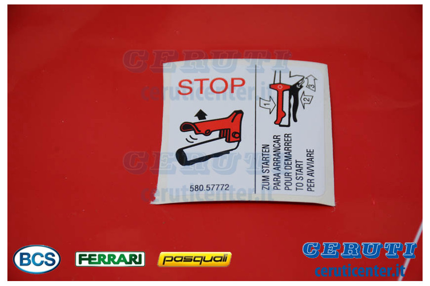Decal - BCS genuine - 58057772