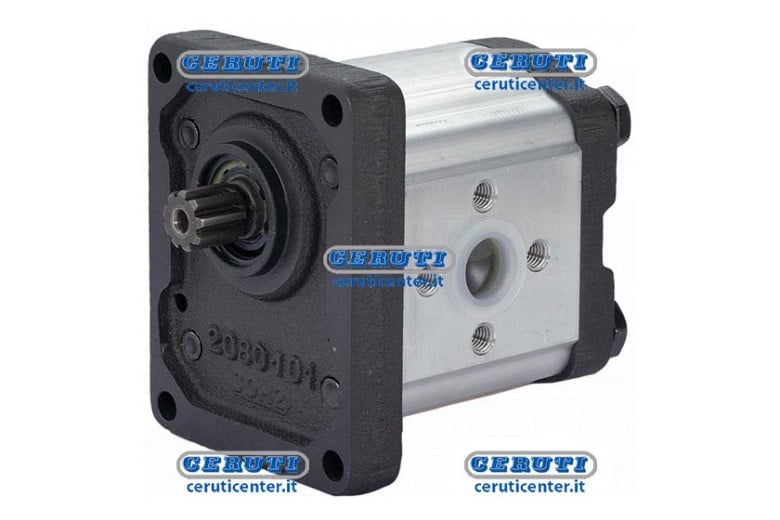 Pumpen Gr. 2 (Standard Ausfuhrung) - 4,5 Cm3, Rechts Keilwelle 17X14 - Z.9 Durchsatz 14 Cc Rotation Links