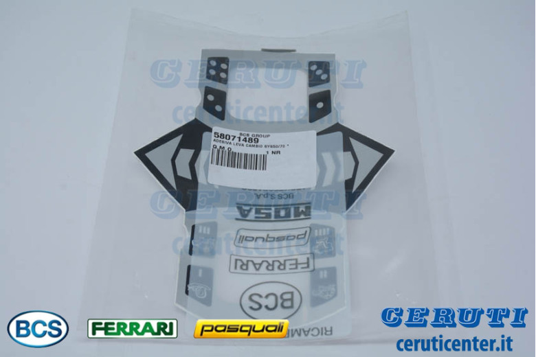 Aufkleber - BCS Original - 58071489 - ersetzt - 58070564