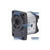 Gear Pumps Group 2 With Ø 80 Flange - Splined Shaft - 19 Cm3, Left Shaft 17X14 - Z.9 Swept Volume 19 Cc Rotation Left