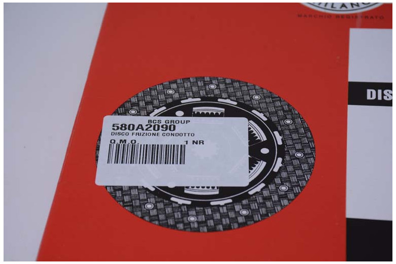 Disco Embrague - BCS Original -  580A2090 - reemplaza - 58172958