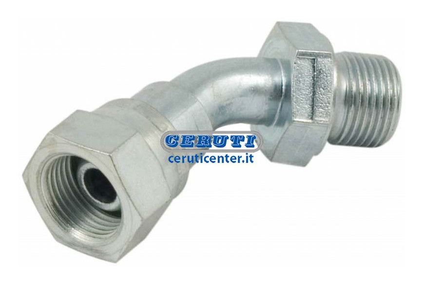 Adapter Stecker / Buchse Curved 45 °