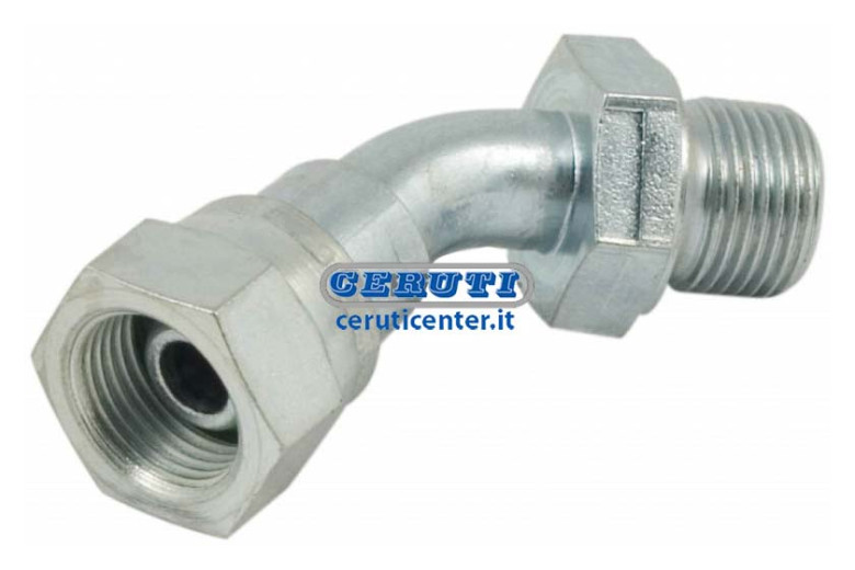 Adaptador Macho/Hembra Curvo A 45°