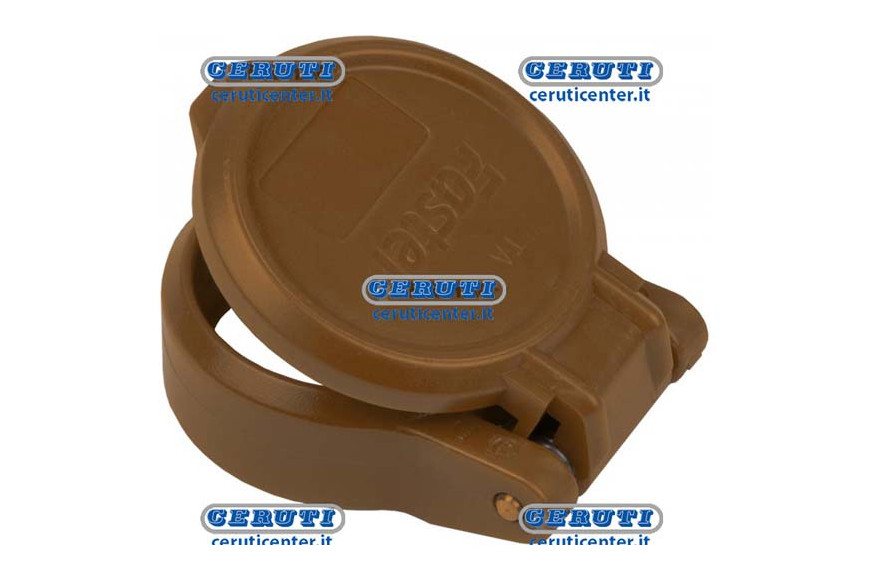Enchufe Automático Para Acoplamientos Rápidos Push-Pull De 1/2 " Color Marrón