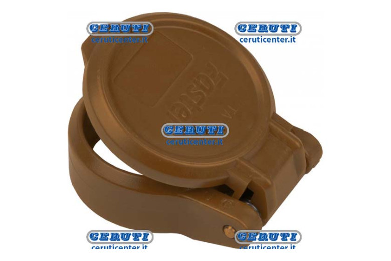 Automatic Protective Cap For 1/2" Quick Couplings Push-Pull Color Brown