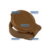 Automatic Protective Cap For 1/2" Quick Couplings Push-Pull Color Brown