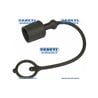 Tapón Guardapolvo Para Enchufe Rápido Medida 1/2" Color Negro
