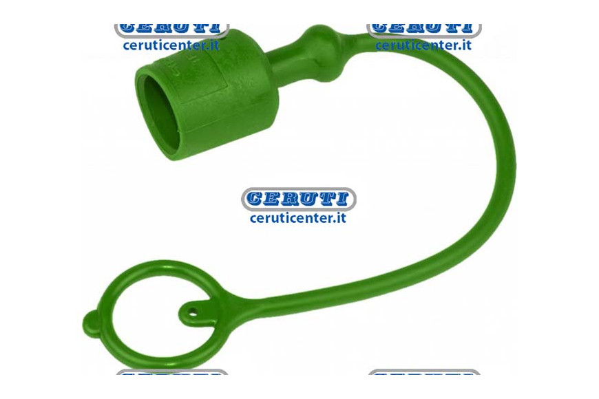 Tappo Parapolvere Femmina Per Innesti Rapidi Misura 1/2" Colore Verde - Adattabile a TF 12 V, TF12V