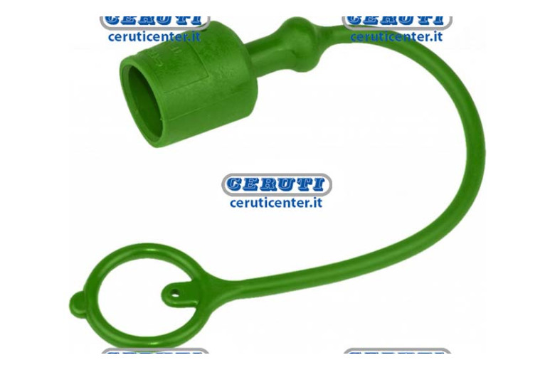 Tapón Guardapolvo Para Enchufe Rápido Medida 1/2" Color Verde