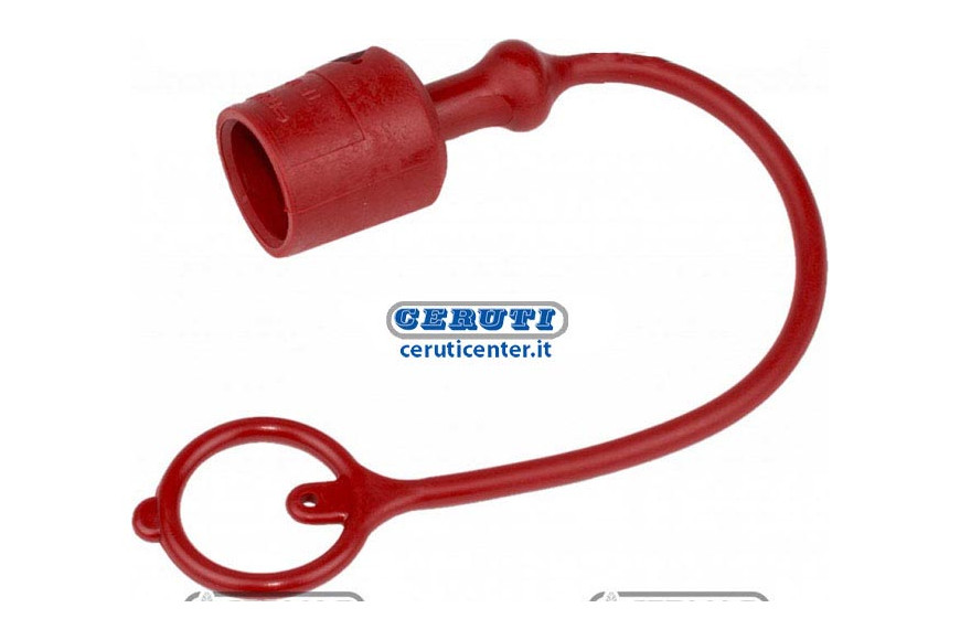 Tappo Parapolvere Femmina Per Innesti Rapidi Misura 1/2" Colore Rosso - Adattabile a TF 12 R, TF12R