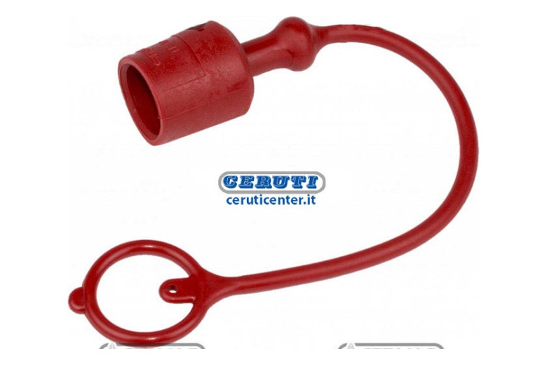 Tappo Parapolvere Femmina Per Innesti Rapidi Misura 1/2" Colore Rosso - Adattabile a TF 12 R, TF12R