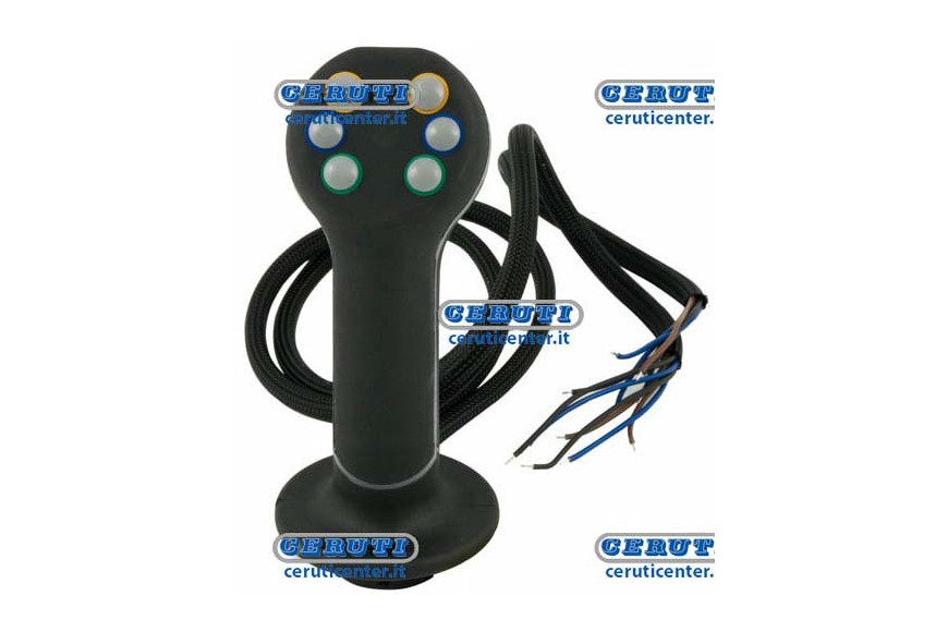 Ergonomic Lever With 6 Push-Buttons