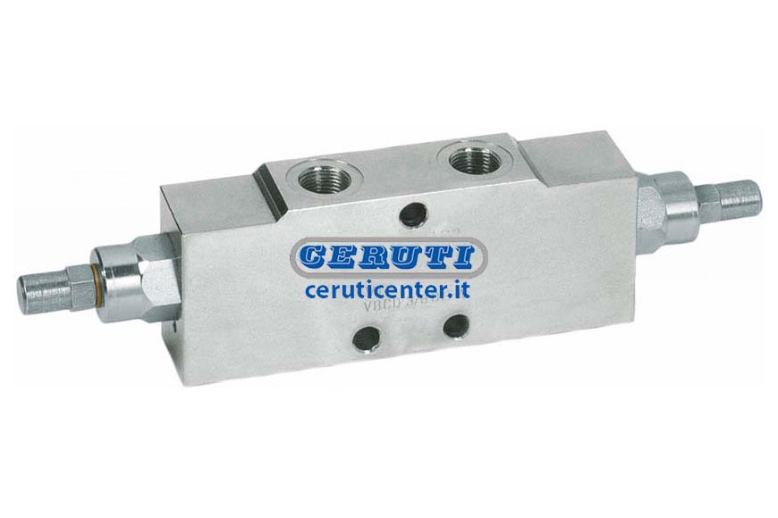 Block And Control Of The Double Acting Descent Valve Couplings 3/8" Gas