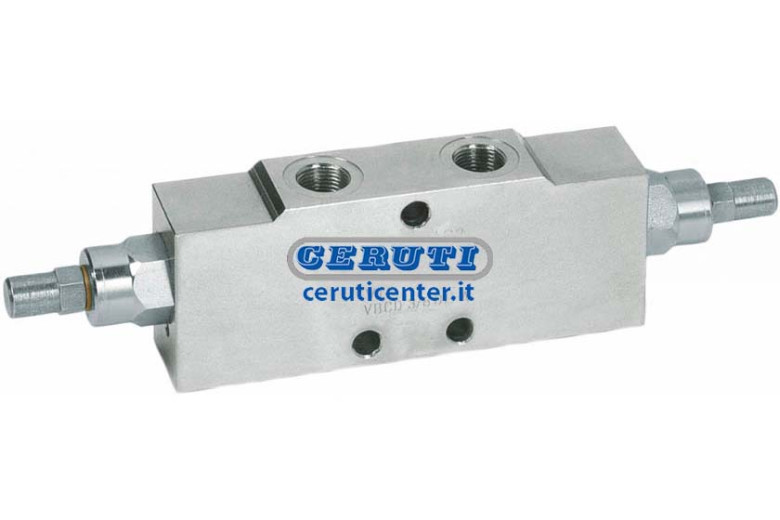 Valves De Blocage Et Contrôle Descente Double Effet Raccords 1/2" Gas