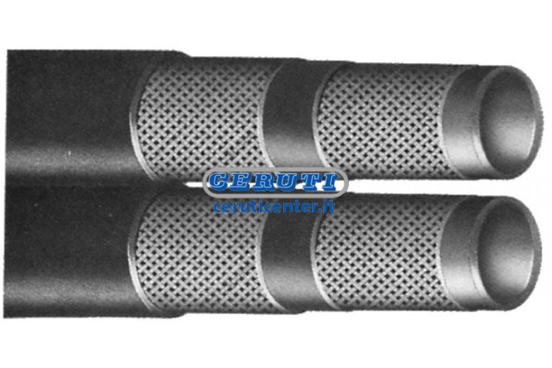 Hose Pipe For Medium Pressure Values Sae 100 R7 With 2 Polyester - Thermoplastic Multiple Wound Braids