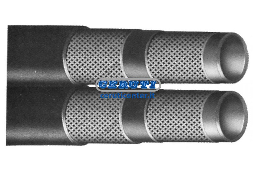Hose Pipe For Medium Pressure Values Sae 100 R7 With 2 Polyester - Thermoplastic Multiple Wound Braids