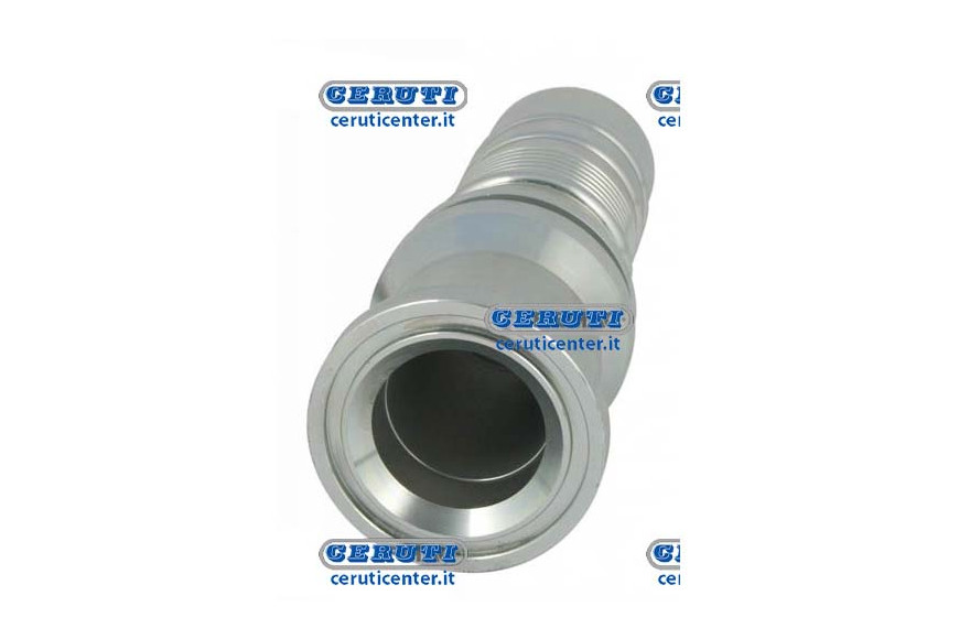 Racor Con Brida Recta Sae 3000 Psi Diámetro Tubo 1" 1/2 Inch Brida 2" Inch