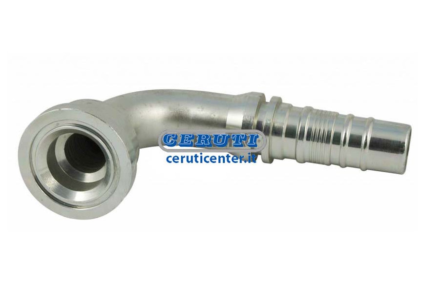 Ferrure de bride 90 ° Sae 6000 Psi