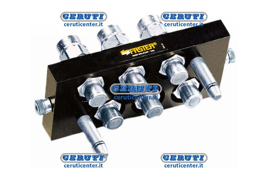 Multiconnection Device - Faster 6 Way Mobile Part 1/2" Coupling 1/2" Gas