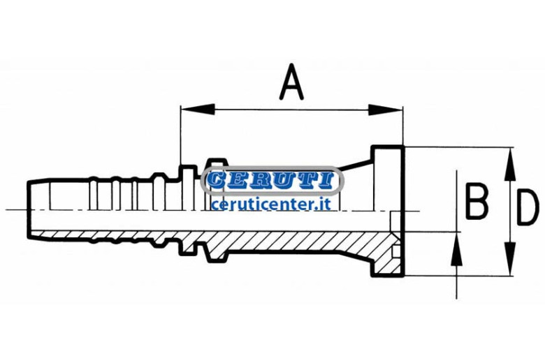Flange Joint In Line Serie Komatsu