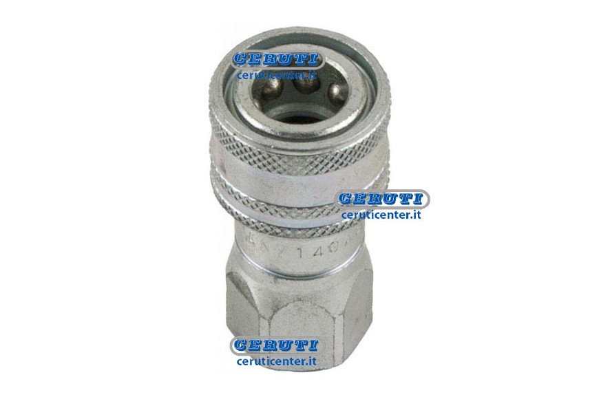 Schnellkupplung Weiblich Mit Pilzventil - Austauschbar Iso Serie Anv Anschluss 1/4" Gas