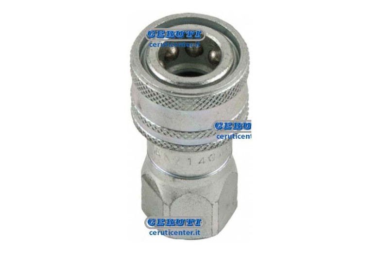 Quick Female Coupling Valve Type - Iso Interchangeable Series Anv Coupling 3/8" Gas