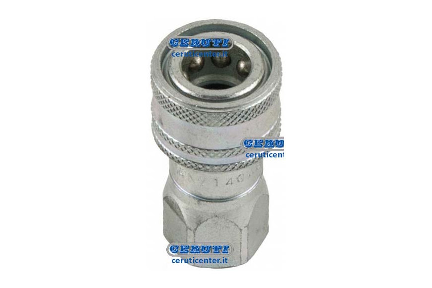 Enchufe Rápido Hembra Con Válvula - Intercambiable Iso Serie Anv Acoplamiento 1" Gas