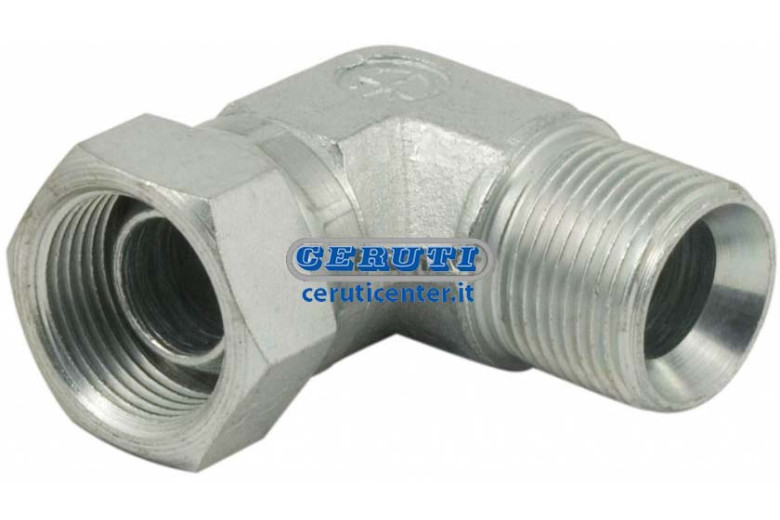 Adaptador A 90° Macho-Hembra Giratorio