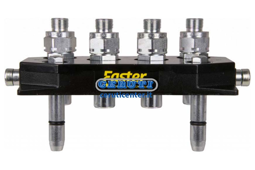 Plaque Multiconnections - Faster 4 Voies Filet 3/8" Gas
