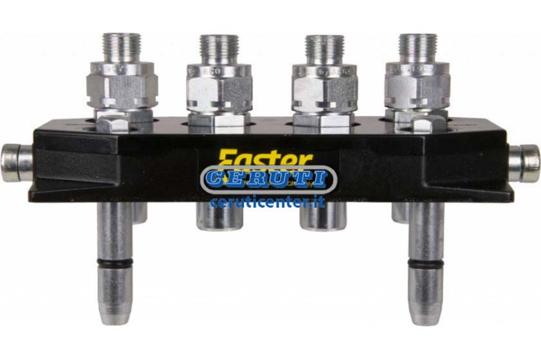 Plaque Multiconnections - Faster 4 Voies Filet 3/8" Gas