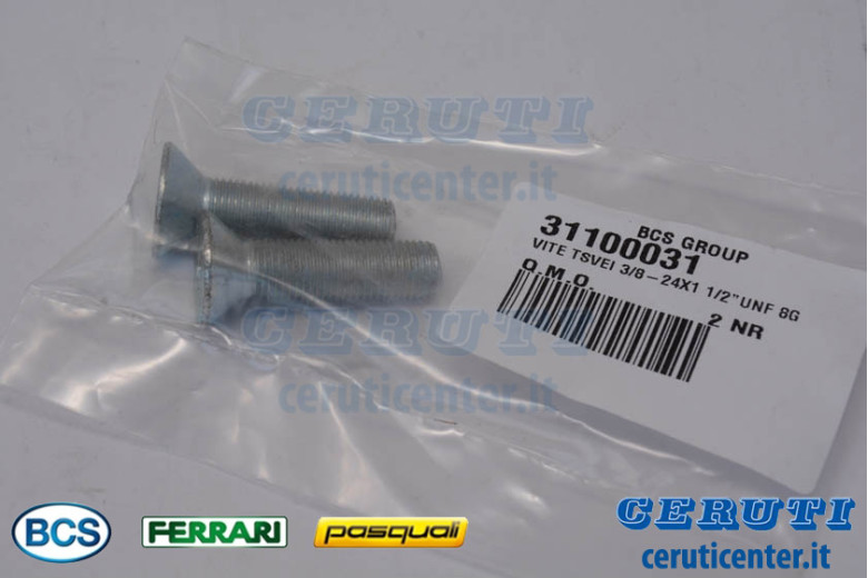 Schraube Tsvei 3/8-24X1 1/2"Un - BCS Original - 31100031