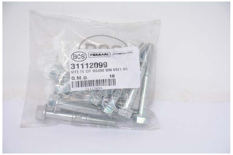 Schraube C/F M6X50 Din 6921 8G - BCS Original - 31112099