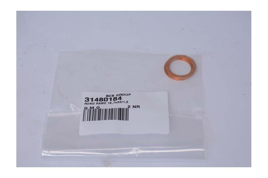 Rondella Rame 16,7X22/1,5 - Originale BCS - 31480184