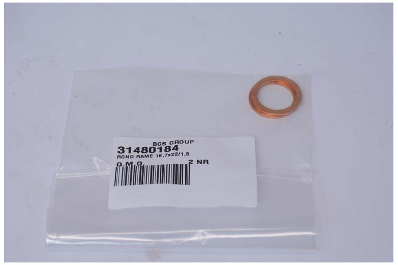 Kupferscheibe 16,7X22/1,5 - BCS Original - 31480184
