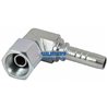 Compacto Mujer 90 ° Cono 60 ° O. Anillo filete de gas Barril - BSP Estándar