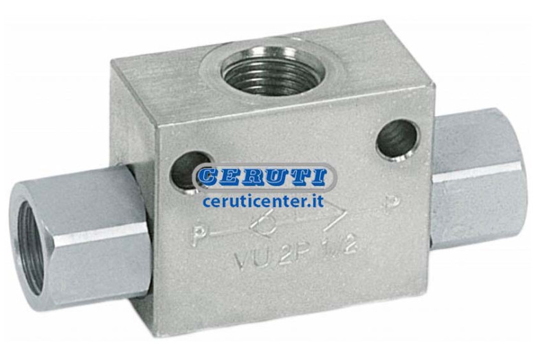 Shuttle Valve For The Use Of Two Alternating Pumps Flow Rate 30 L/Min Couplings 1/4" Gas
