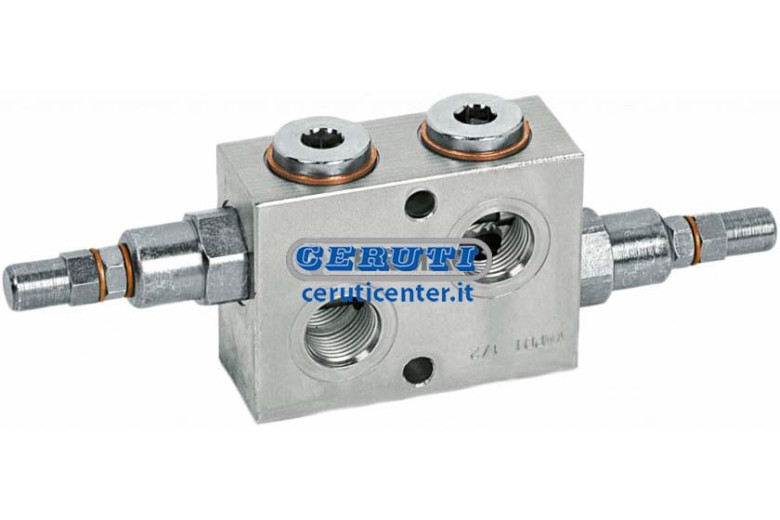 Double Crossed Relief Valves Maximum Flow Rate 70 L/Min Couplings 1/2" Gas