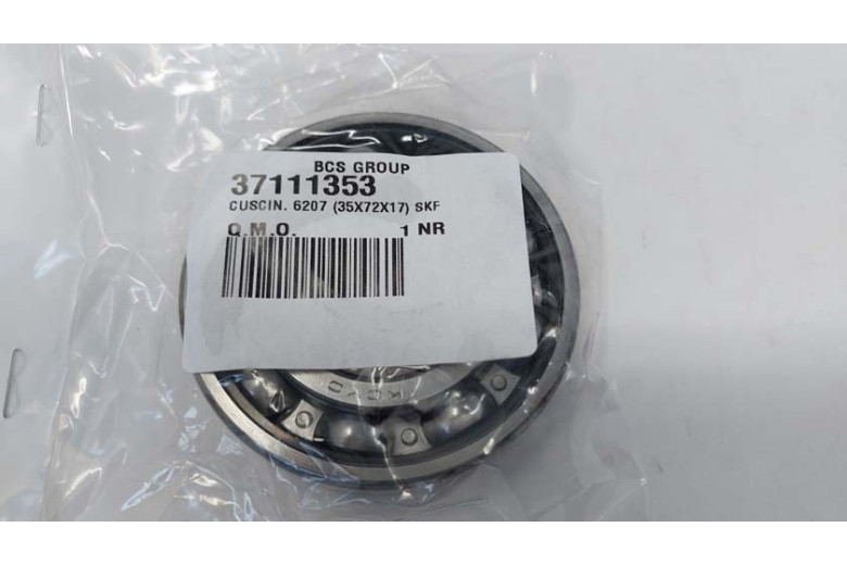Bearing 6207 (35X72X17) Skf - BCS genuine - 37111353 - replaces - F0812846000, P000000008266, P000000008274, 37111350