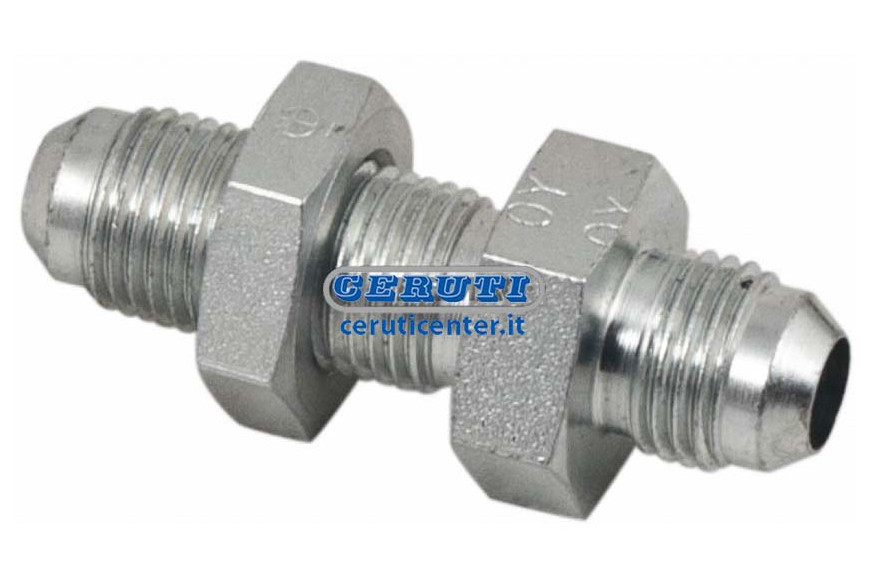 Niple Pasante Recto Jic Rosca 7/8" Unf Agujero 14 Mm