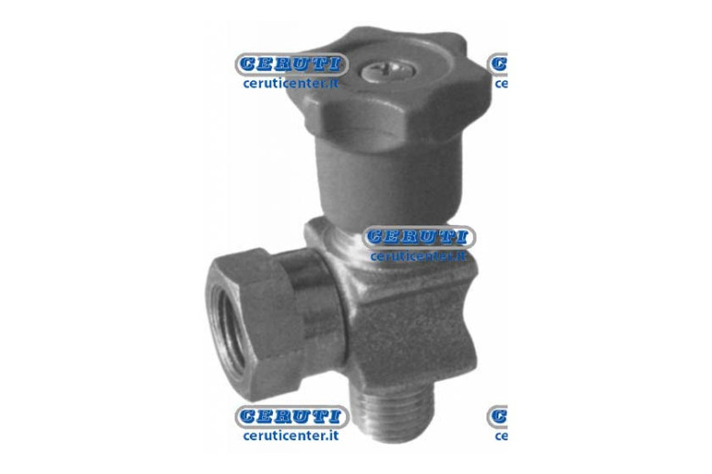 Esclusore A 90° Per Manometri Filetto 1/4" Gas