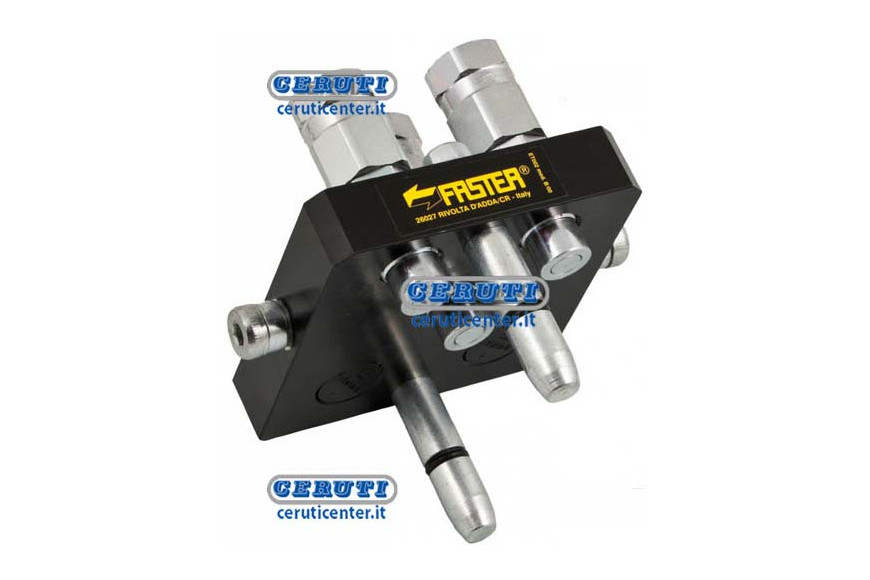 Multiconnection Device - Faster 3 Way Coupling 1/4" Gas