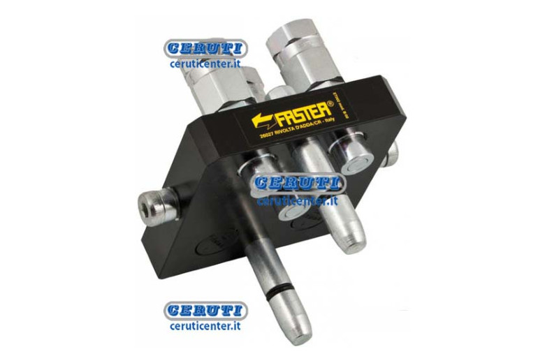 Multiconnection Device - Faster 3 Way Coupling 1/4" Gas
