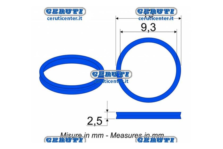 Gasket For Couplers 1/4" Size 1/4" Gas