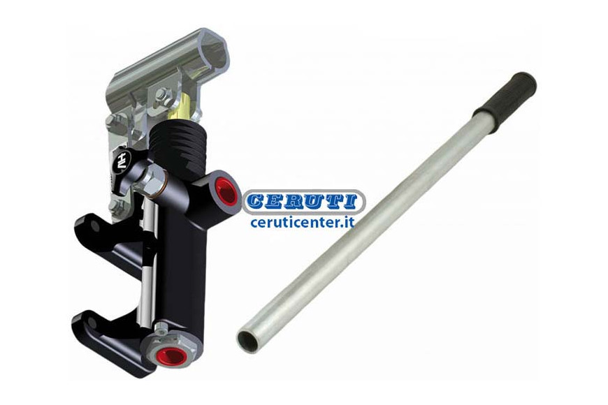 Hand Pump 50Cc Double-Acting Wall-Mounted With Lever And Discharge Knob Use Simple Effect Swept Volume 50 Cc