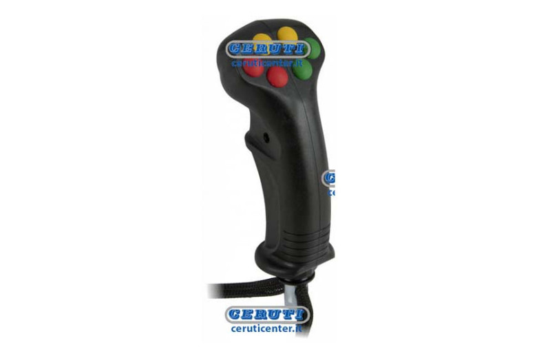 Ergonomic Lever With 6 Push-Buttons