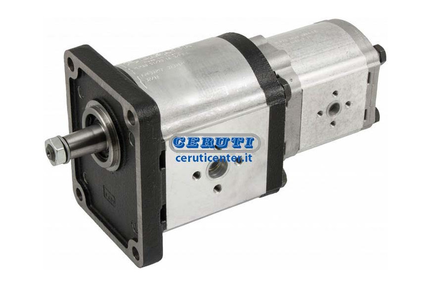 Doubble Pump By Casappa Plp30+Plp20 Group 3+2 (Rigth Rotation) Group 3 + 2 Rotation Destra Swept Volume 51 + 16 Cm3