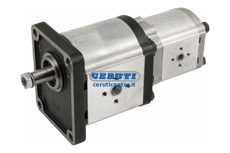 Doubble Pump By Casappa Plp30+Plp20 Group 3+2 (Rigth Rotation) Group 3 + 2 Rotation Destra Swept Volume 51 + 16 Cm3