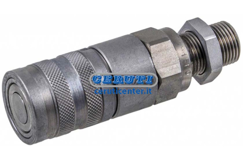 3/8" Fast Couplings With Female Flat Head, Normals And Passwall Series Ffh Coupling M18X1,5