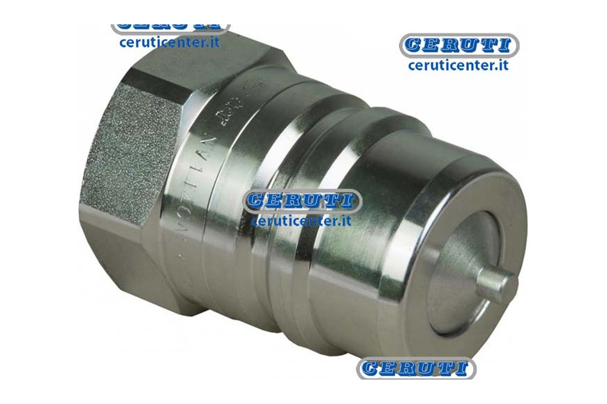Enchufe Rápido Macho Con Válvula Serie Nv Acoplamiento 1"1/4 Gas